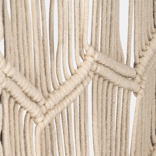 Sagebrook Home Wood 61"h Macrame Wall Divider Natural Wishlist Create New