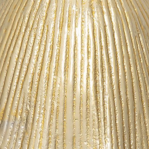 Sagebrook Home Wood 8" Mushroom With Metal Top Gold Wishlist Create New