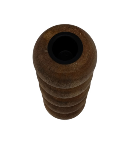 Sagebrook Home Wood 8" Ribbed Votive Holder Natural Wishlist Create New