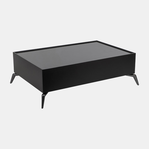 Sagebrook Home Wood/glass 47x16" Coffee Table Blk Kd Wishlist Create New