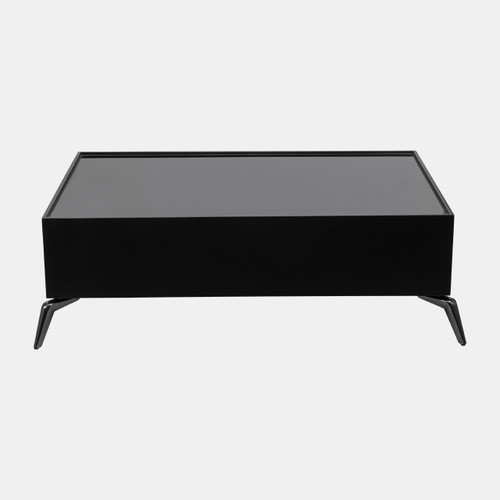 sagebrook home Wood/glass 47x16" Coffee Table Blk Kd Wishlist Create New