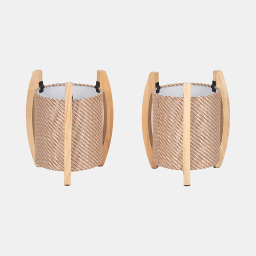 sagebrook home Wood s/2 11"h Cylnder Tripod Tbl Lamps kaki Wishlist Create New