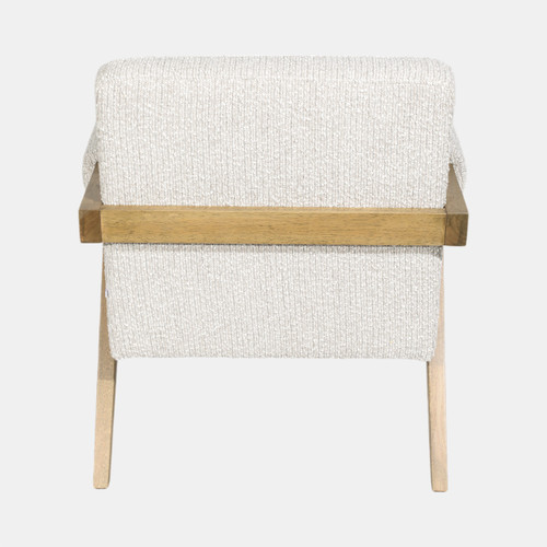 Sagebrook Home Wood Scandinavian Accent Chair Ivory Wishlist Create New