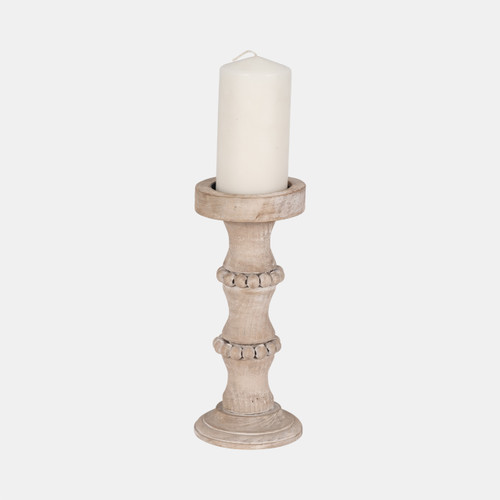 Sagebrook Home Wooden 11" Antique Style Candle Holder Wishlist Create New