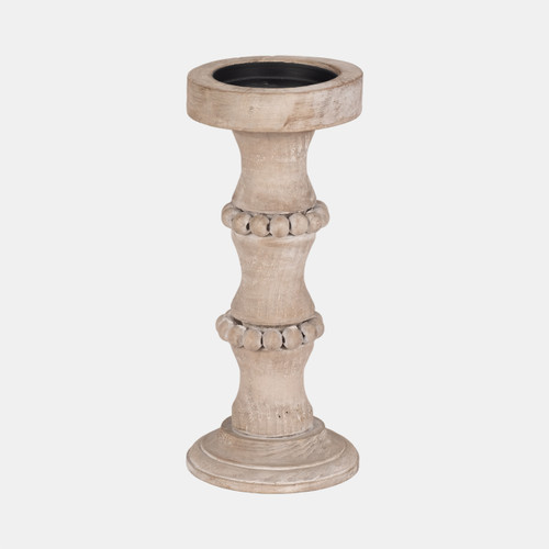 sagebrook home Wooden 11" Antique Style Candle Holder Wishlist Create New