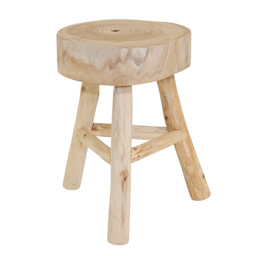 Sagebrook Home Wooden 16" Stool Natural Wishlist Create New