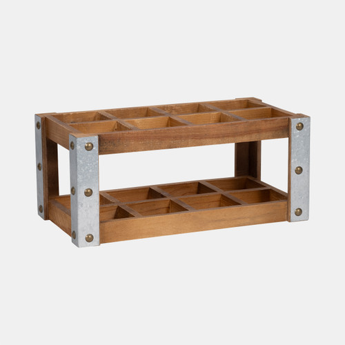 Sagebrook Home Wooden 8-bottle Wine Rack Brown Wishlist Create New