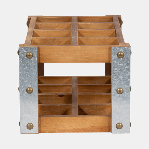 Sagebrook Home Wooden 8-bottle Wine Rack Brown Wishlist Create New