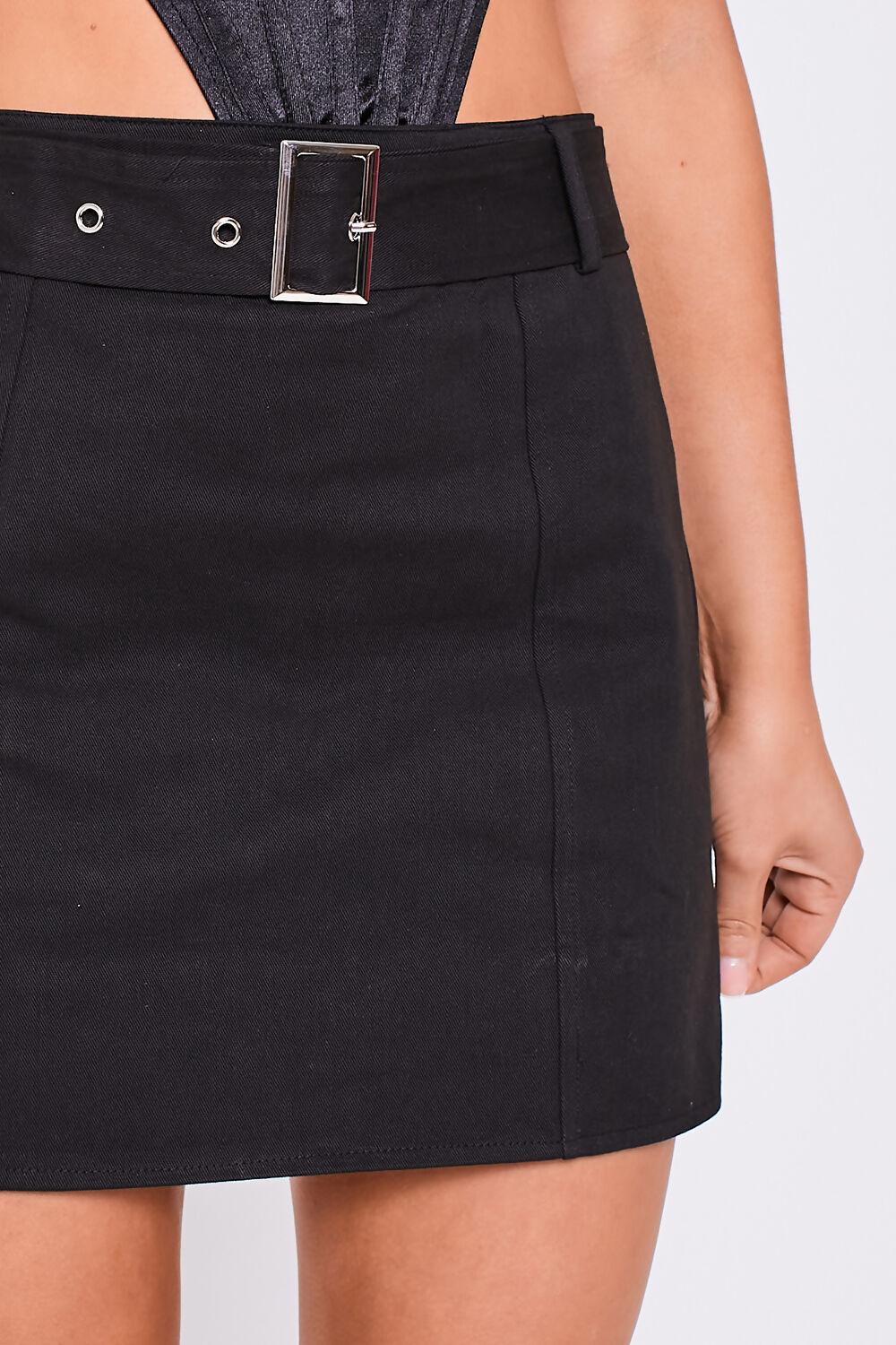 Saint Genies Dorothy Black Micro Cargo Skirt