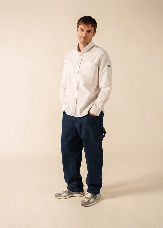 Saint James Amboise Long-Sleeved Shirt – Cotton BLANC