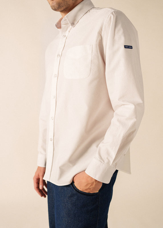 Saint James Amboise Long-Sleeved Shirt – Cotton BLANC