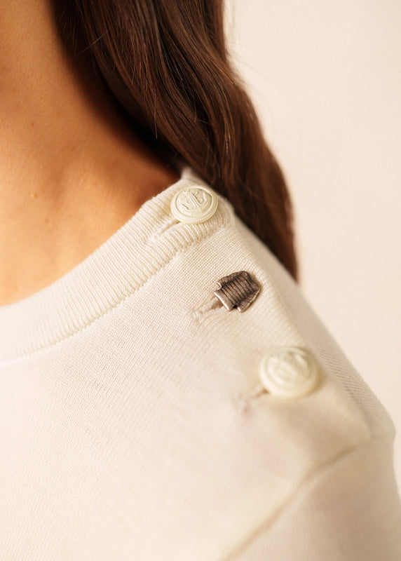 Saint James Brégançon Striped Sailor Jumper BLANC/NAVY/NAVY