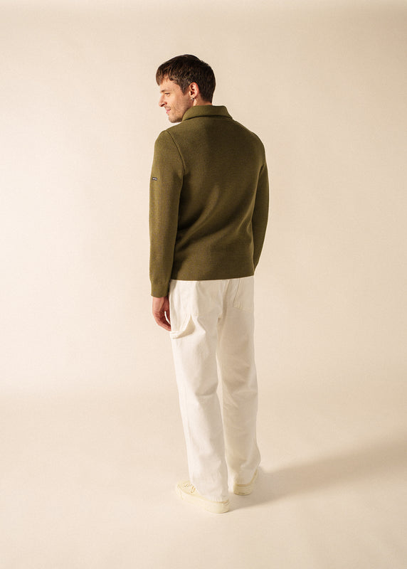 Saint James Cotentin Trucker-style Neck Jumper FOUGERE