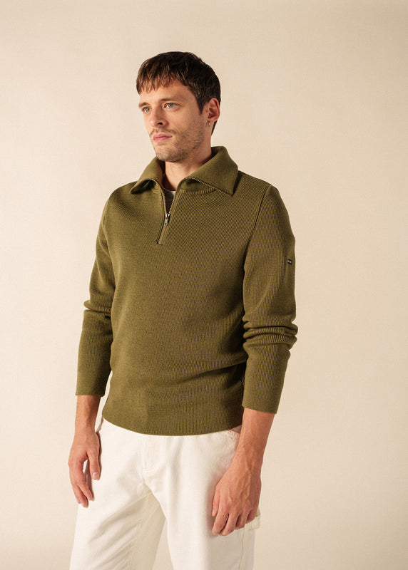 saint james Cotentin trucker-style neck jumper FOUGERE