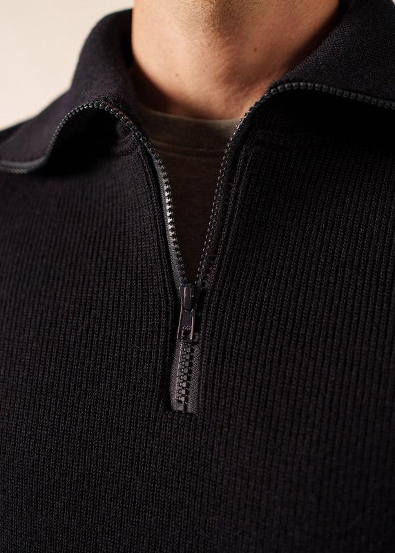 Saint James Cotentin Trucker-style Neck Jumper NAVY