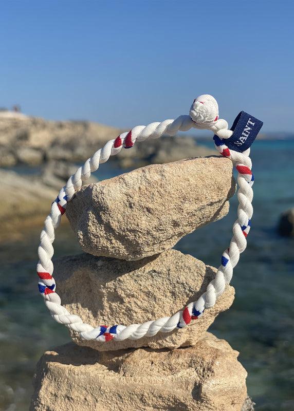 saint james ECOLO tricolour bracelet NEIG/GITAN/TULIPE