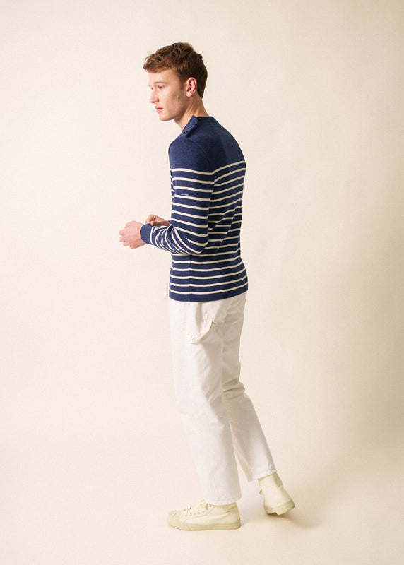 Saint James Galiote Striped Sailor Jumper JEAN/ECUME