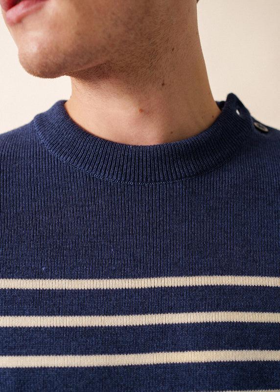 Saint James Galiote Striped Sailor Jumper JEAN/ECUME