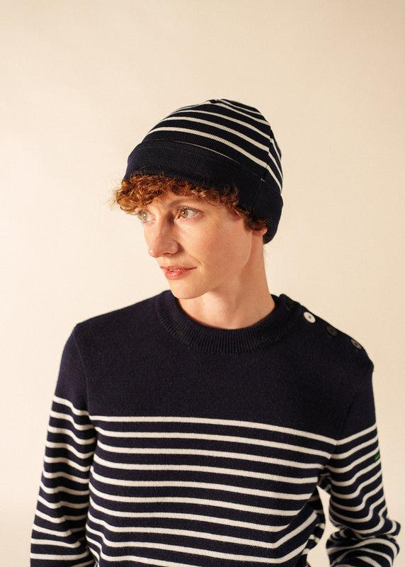 Saint James Glow-In-The-Dark Beanie NAVY/PHOSPHORESCENT