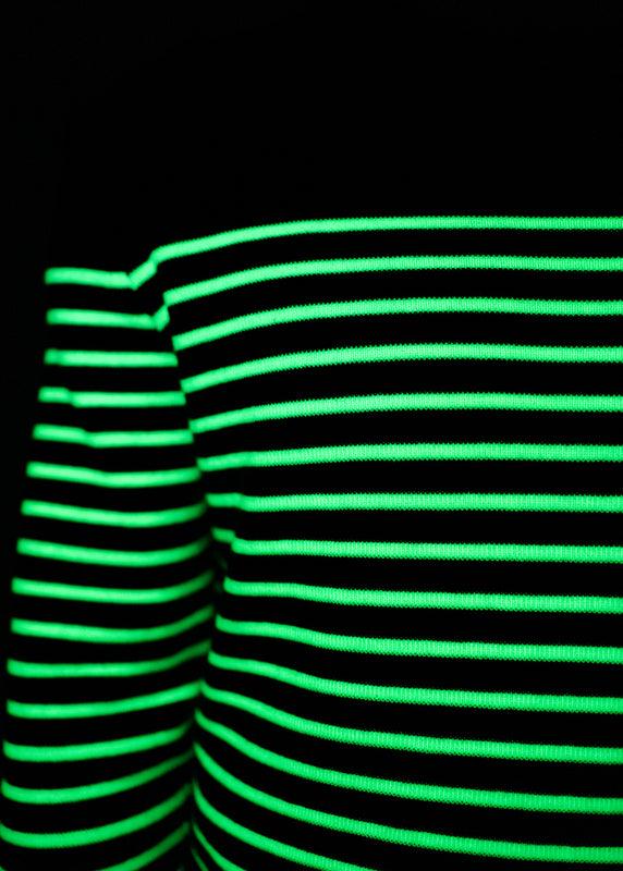 Saint James Glow-In-The-Dark Binic Striped Jumper MARINE/PHOSPHORESCENT