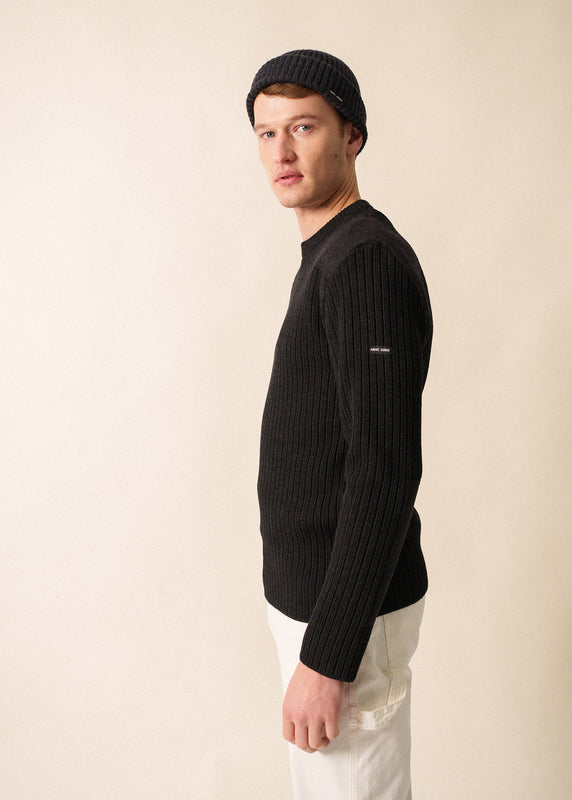 saint james Gouvernail military inspired jumper ANTHRACITE