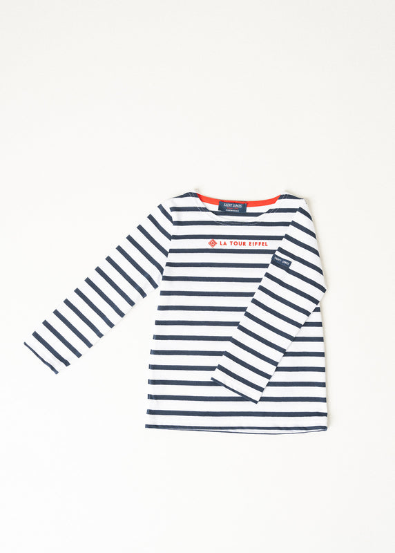 saint james Iconic sailor striped shirt for kids NEIGE/MARINE