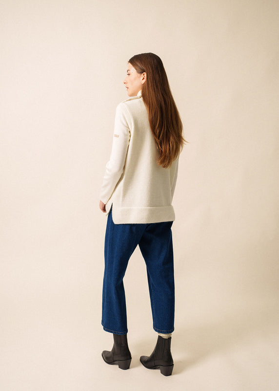 Saint James La Clusaz Sleeveless Jumper BLANC D'HIVER