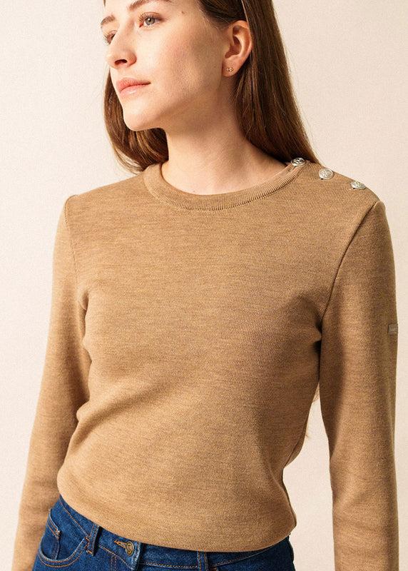 saint james Marée authentic sailor jumper BEIGE FONCE