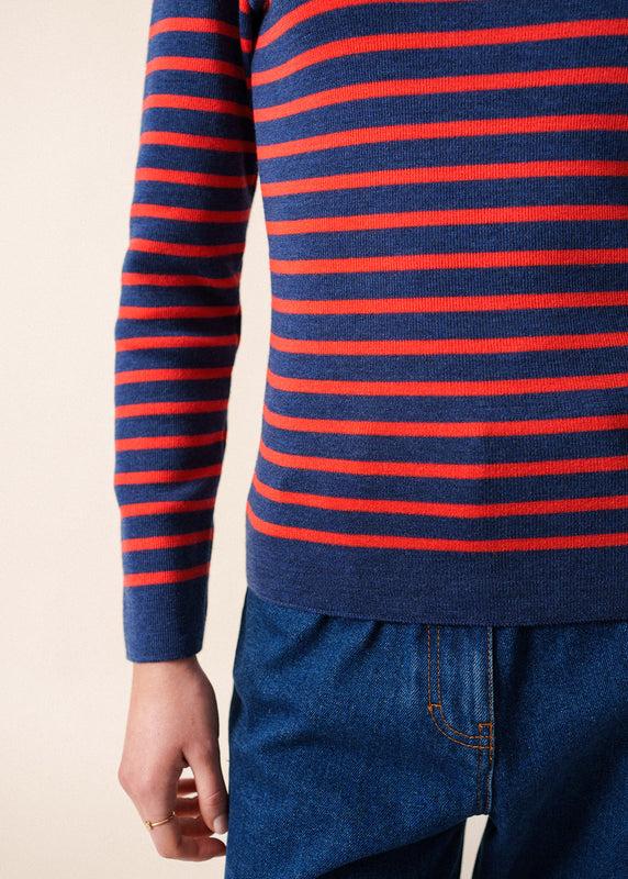 Saint James Marée Authentic Striped Sailor Jumper JEAN/RODEO