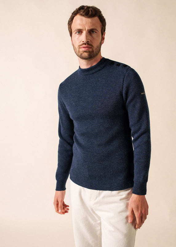 saint james Matelot authentic sailor jumper BLEU CHINE