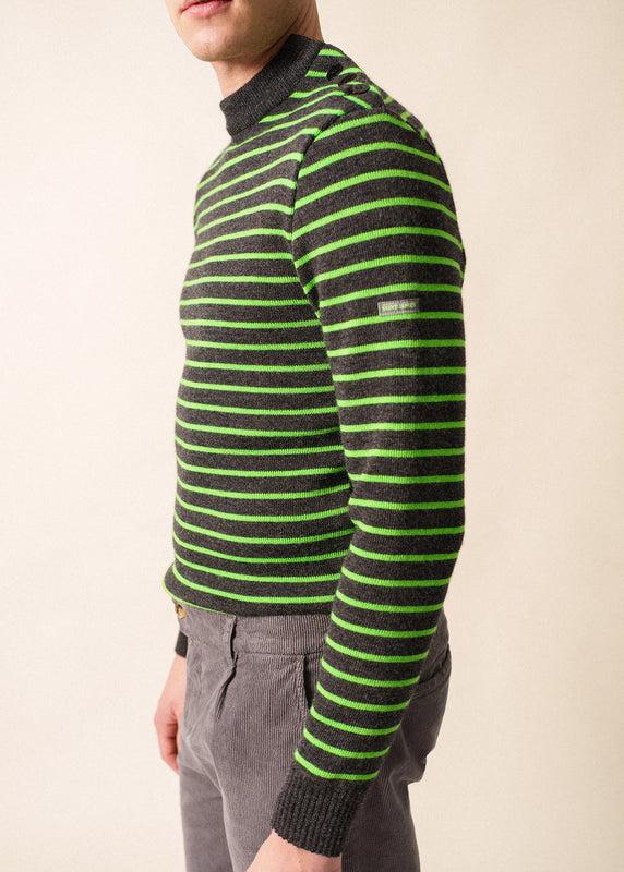 Saint James Matelot Authentic Striped Sailor Jumper GRIS/TONIC