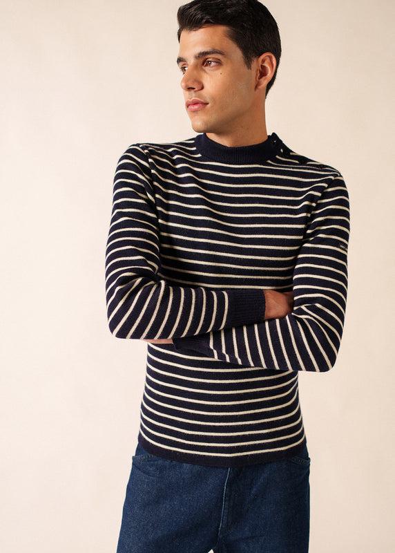 saint james Matelot authentic striped sailor jumper MARINE/ECRU