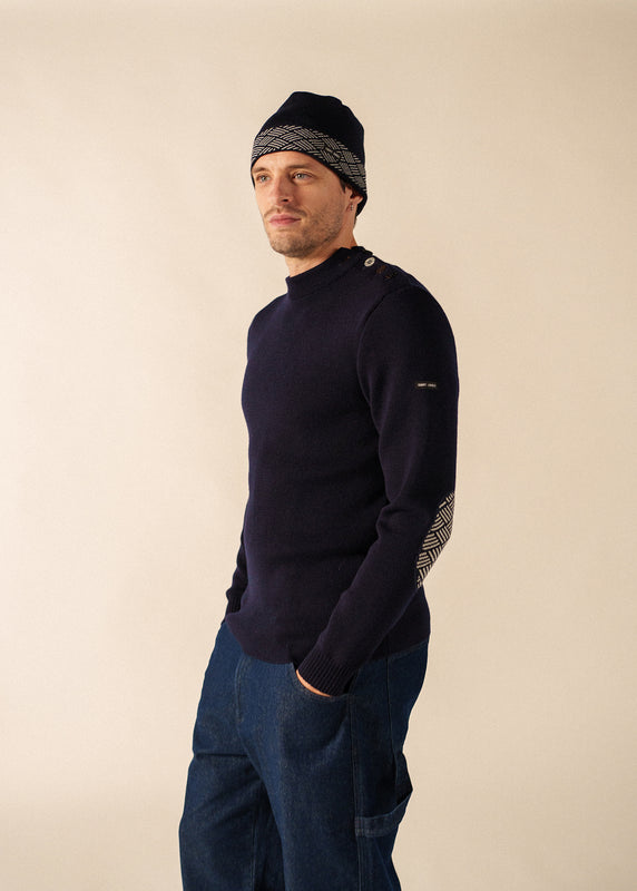 saint james Matelot Equipage sailor jumper MARINE/ECRU