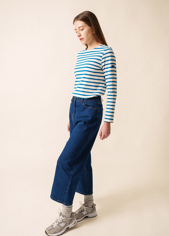 Saint James Meridame Striped Sailor Shirt ECUME/LAC