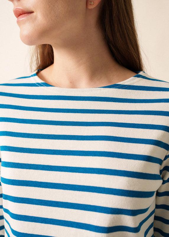 Saint James Meridame Striped Sailor Shirt ECUME/LAC