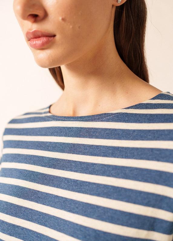 Saint James Meridame Striped Sailor Shirt JEAN/CHANVRE