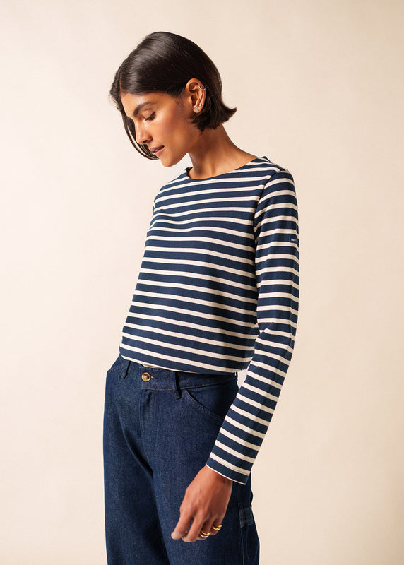 saint james Meridame striped sailor shirt MARINE/ECRU