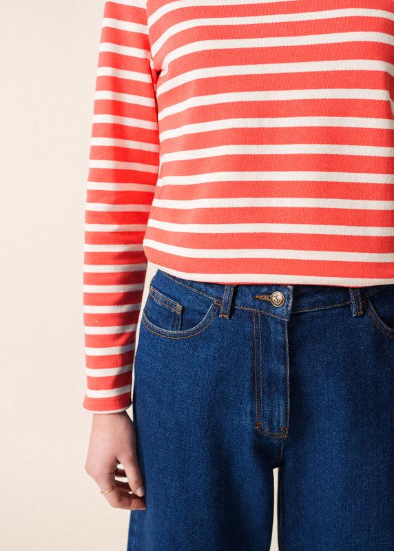 Saint James Meridame Striped Sailor Shirt RODEO/ECUME