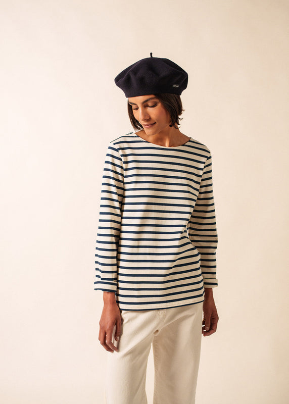 saint james Meridien unisex striped sailor shirt ECRU/MARINE