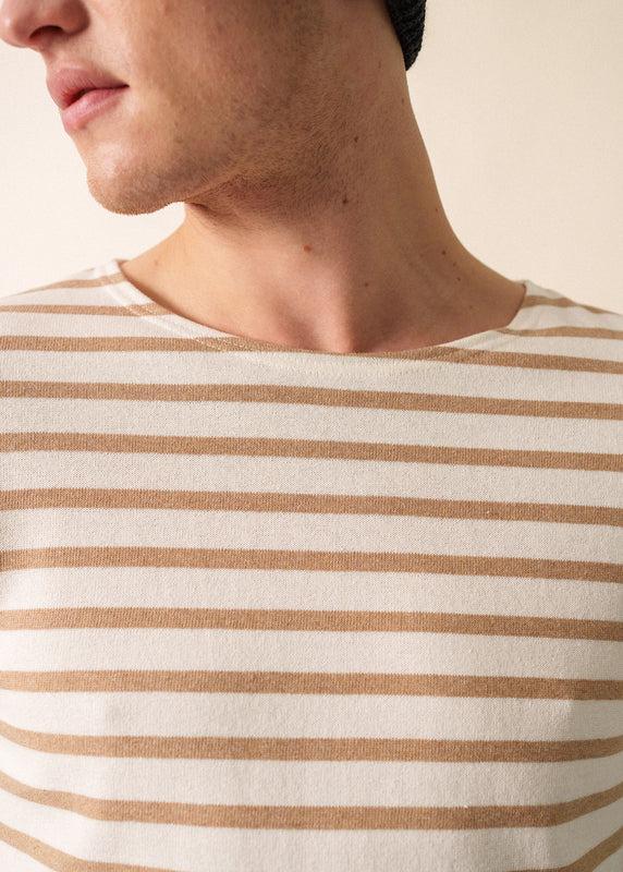 Saint James Meridien Unisex Striped Sailor Shirt ECUME/BEIGE MOYEN