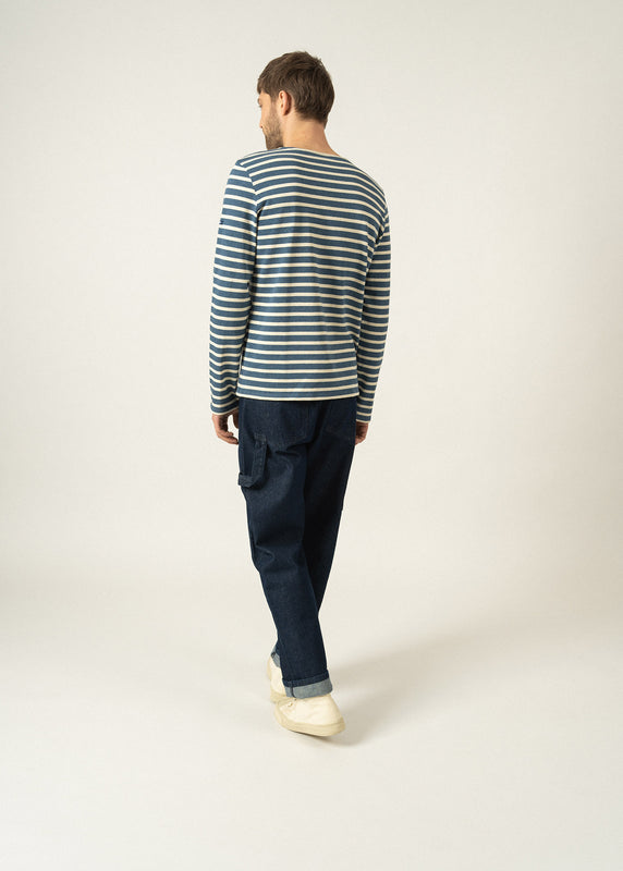 Saint James Meridien Unisex Striped Sailor Shirt JEAN/CHANVRE