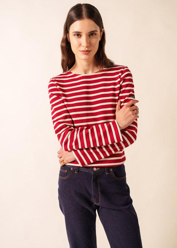 saint james Meridien unisex striped sailor shirt PERSAN/ECRU