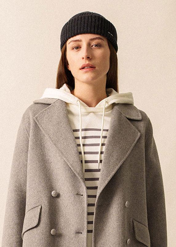 Saint James Miki Sailor Cap With Turn-up ANTHRACITE