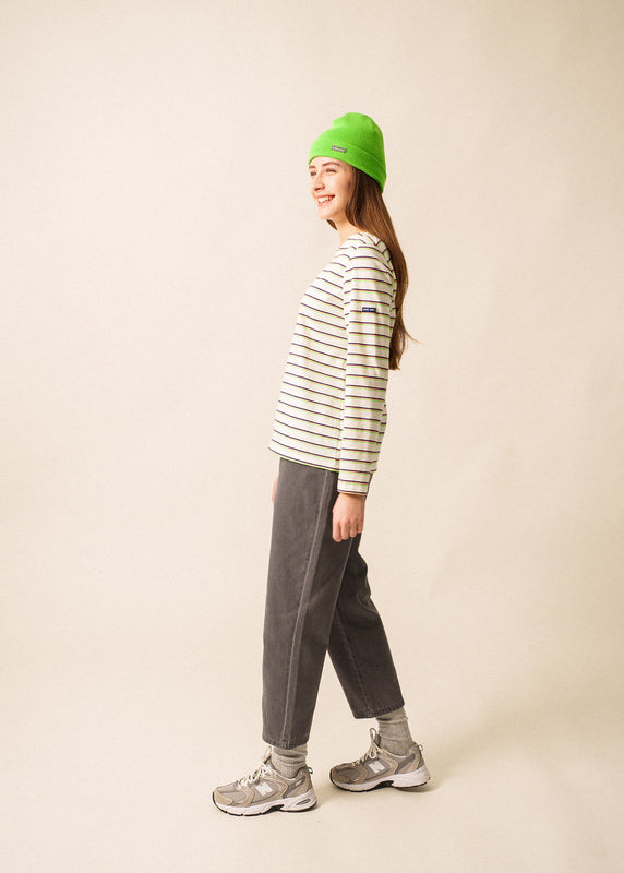 Saint James Minquidame Sailor Striped Shirt INCANDESCENT