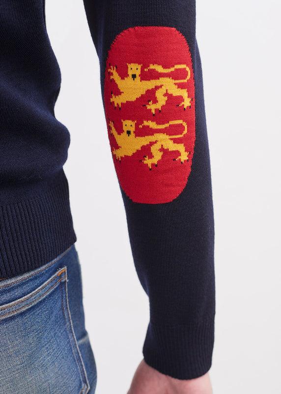 Saint James Mondiovision Normandie Jumper NAVY/MULTICO