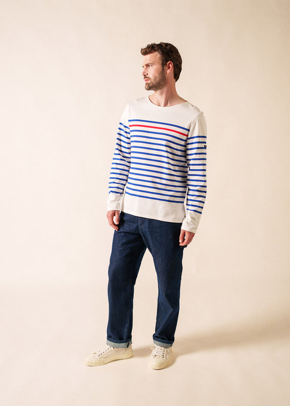 Saint James Naval Authentic Striped Sailor Shirt NEIGE/GITANE/TULIPE