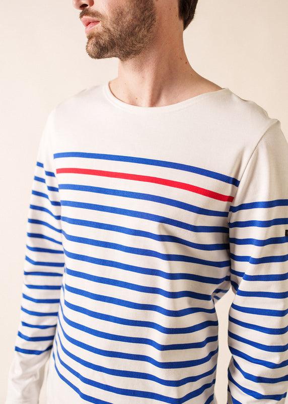 Saint James Naval Authentic Striped Sailor Shirt NEIGE/GITANE/TULIPE