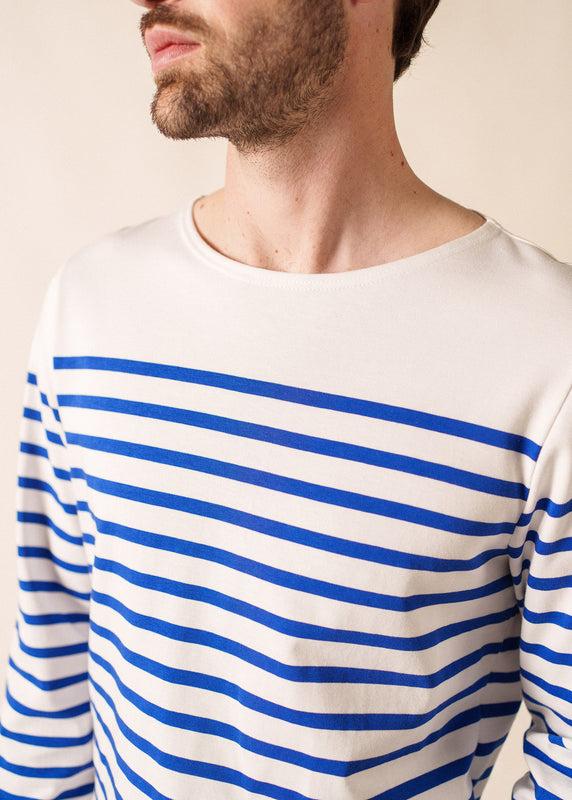 Saint James Naval Authentic Striped Sailor Shirt NEIGE/GITANE