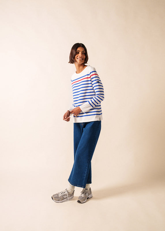 Saint James Naval Authentic Striped Sailor Shirt NEIGE/GITANE/TULIPE