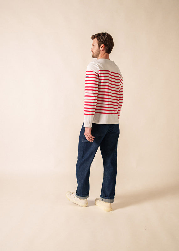 Saint James Naval Authentic Striped Sailor Shirt NEIGE/TULIPE